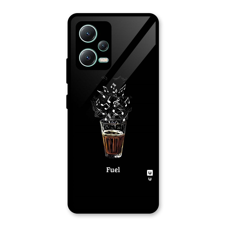 Music Chai My Fuel Glass Back Case for Redmi Note 12 5G