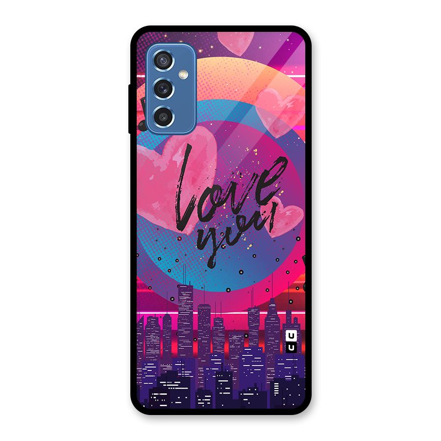Music City Love Glass Back Case for Galaxy M52 5G