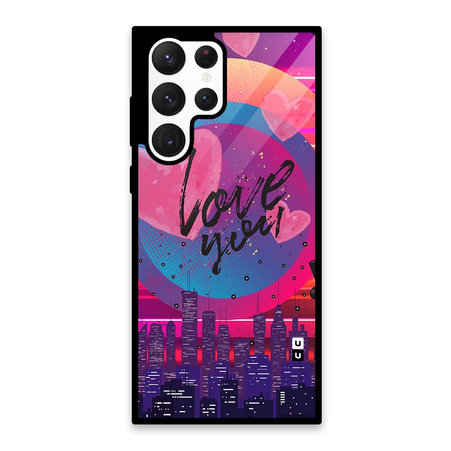 Music City Love Glass Back Case for Galaxy S22 Ultra 5G