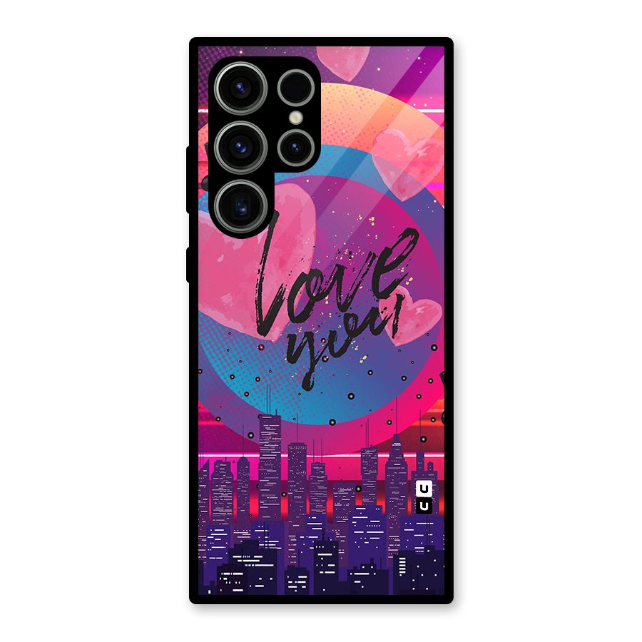 Music City Love Glass Back Case for Galaxy S23 Ultra