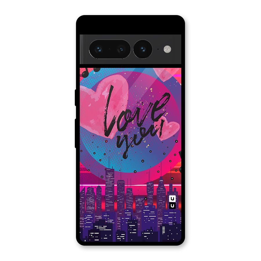 Music City Love Glass Back Case for Google Pixel 7 Pro