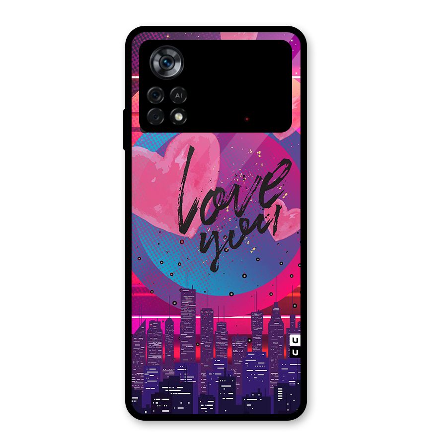 Music City Love Glass Back Case for Poco X4 Pro 5G