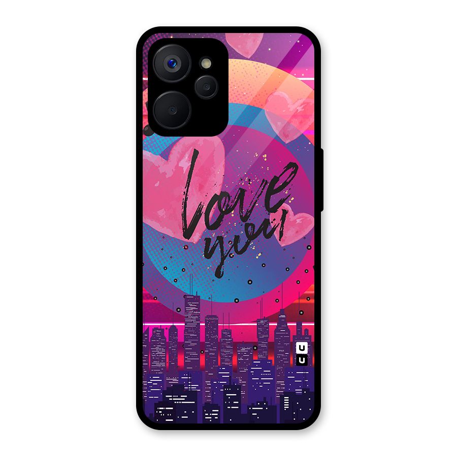 Music City Love Glass Back Case for Realme 9i 5G