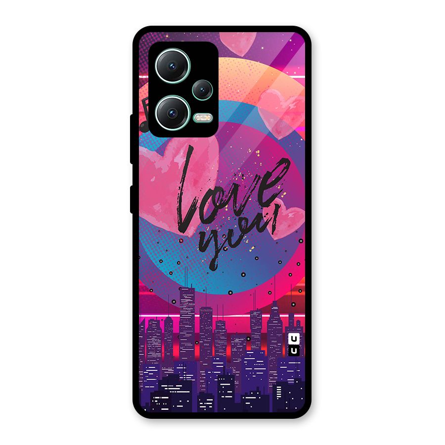 Music City Love Glass Back Case for Redmi Note 12 5G