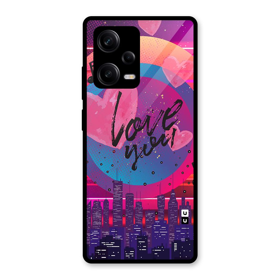 Music City Love Glass Back Case for Redmi Note 12 Pro