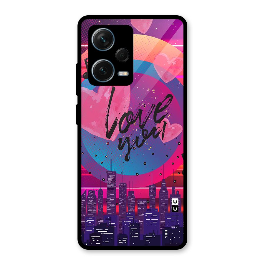 Music City Love Glass Back Case for Redmi Note 12 Pro Plus 5G