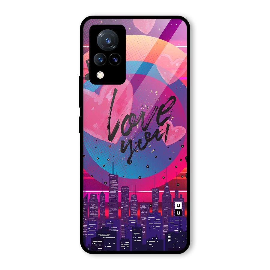 Music City Love Glass Back Case for Vivo V21 5G