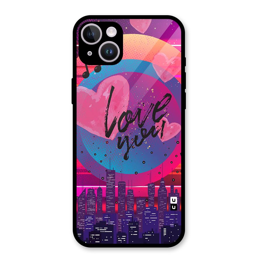Music City Love Glass Back Case for iPhone 14 Plus