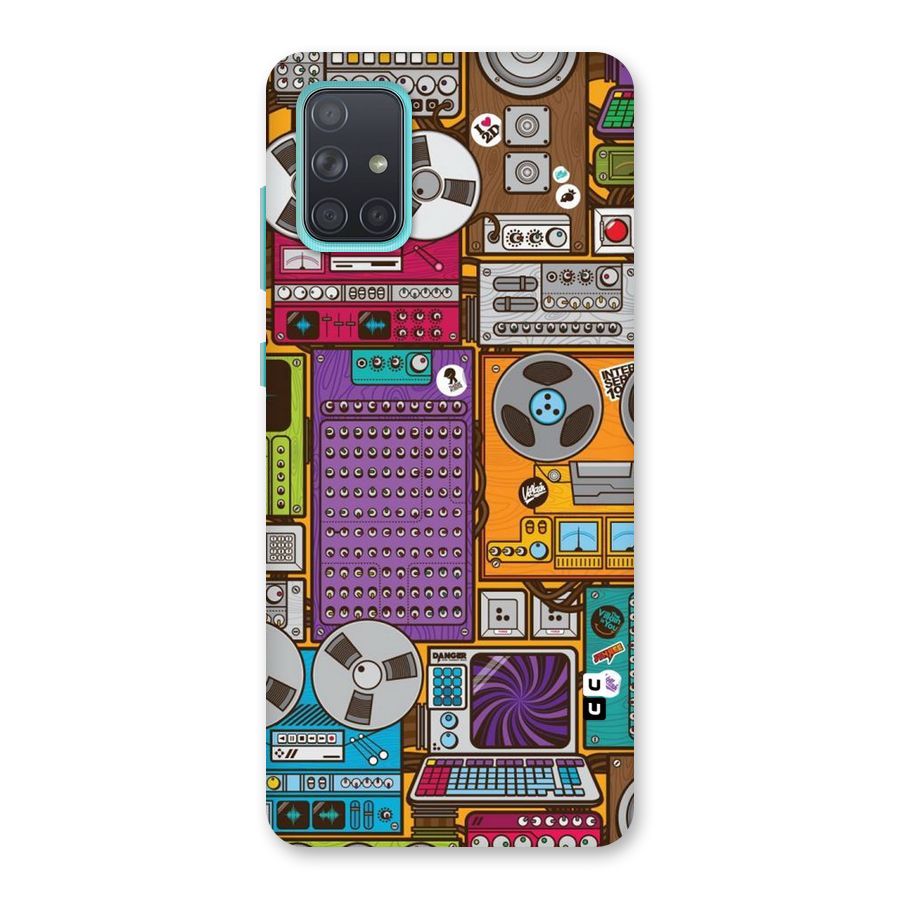 Music Decks Back Case for Galaxy A71