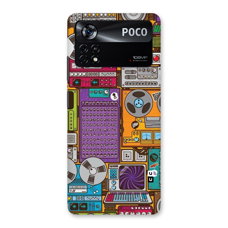Music Decks Back Case for Poco X4 Pro 5G