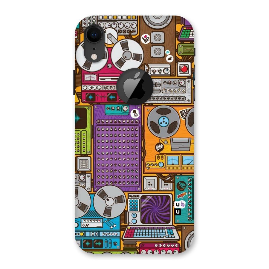 Music Decks Back Case for iPhone XR Logo Cut
