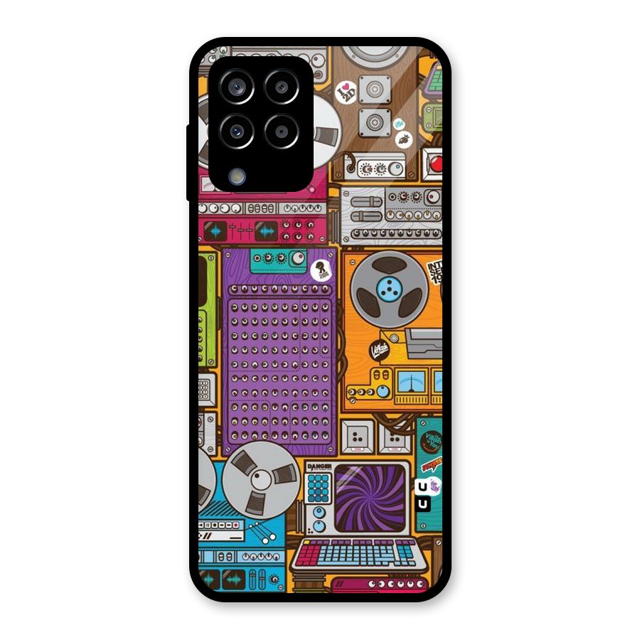 Music Decks Glass Back Case for Galaxy M33