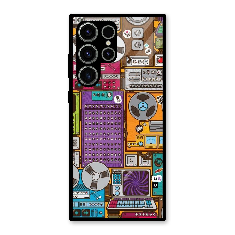 Music Decks Glass Back Case for Galaxy S23 Ultra