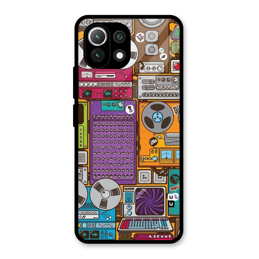 Music Decks Glass Back Case for Mi 11 Lite NE 5G