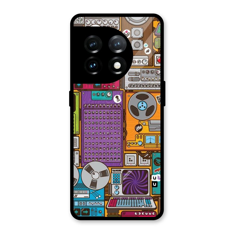 Music Decks Glass Back Case for OnePlus 11