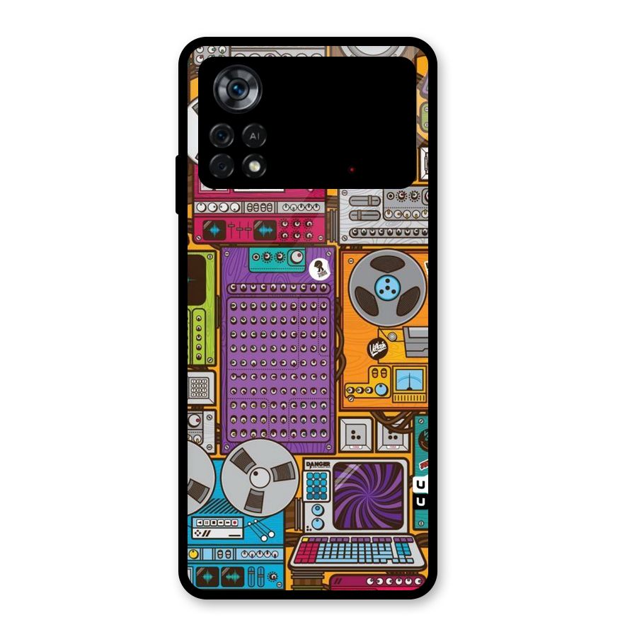 Music Decks Glass Back Case for Poco X4 Pro 5G