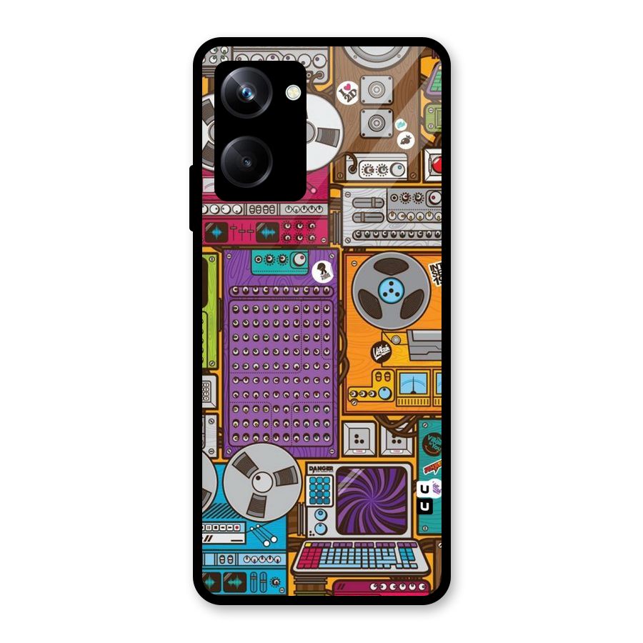 Music Decks Glass Back Case for Realme 10 Pro