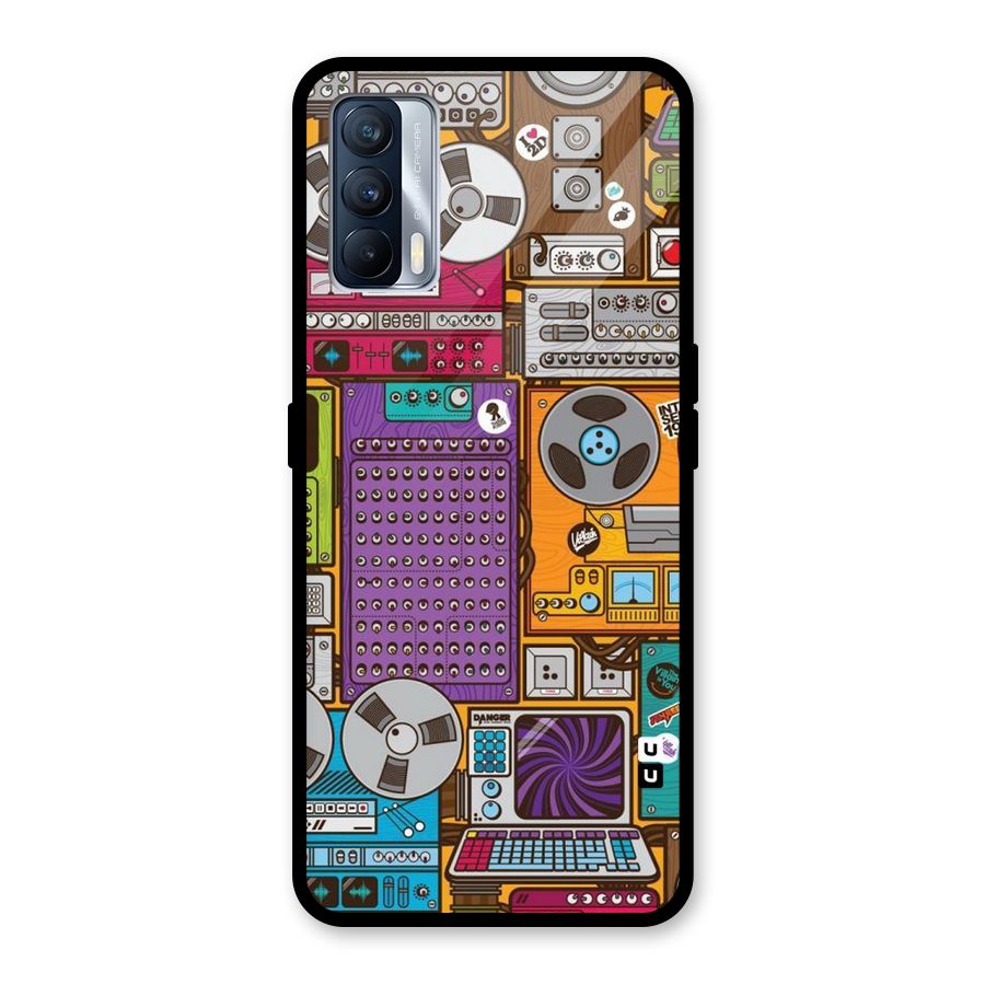 Music Decks Glass Back Case for Realme X7