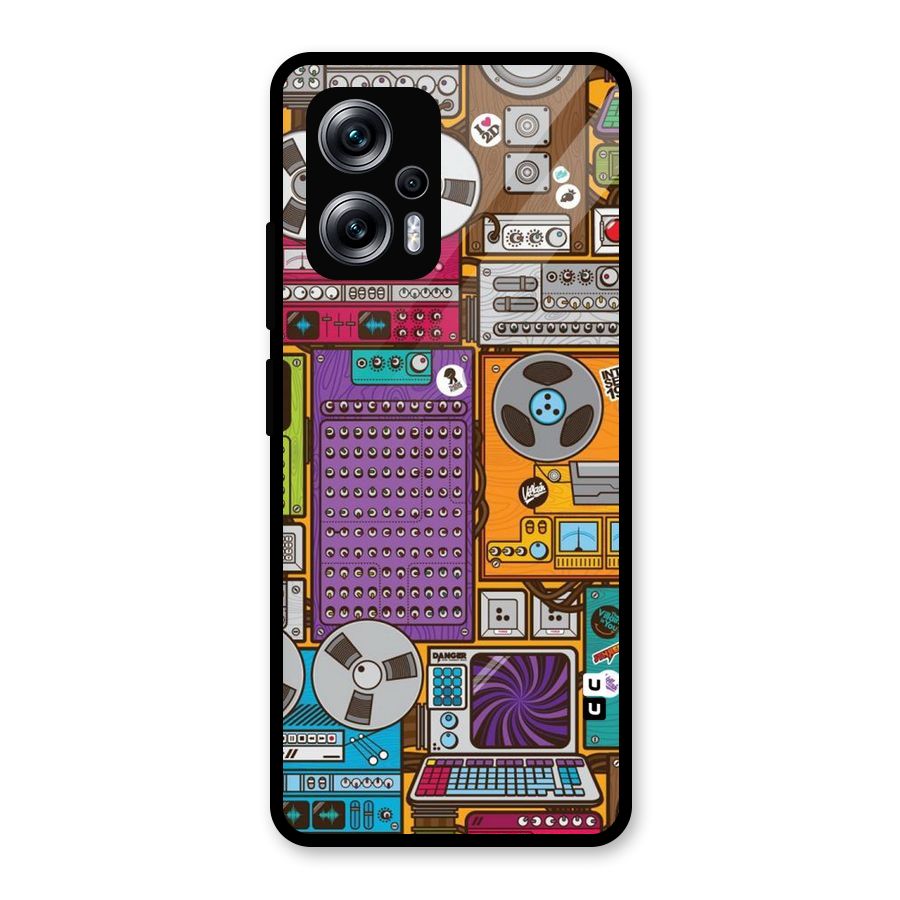 Music Decks Glass Back Case for Redmi K50i