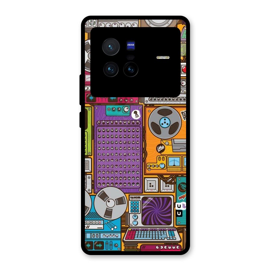 Music Decks Glass Back Case for Vivo X80