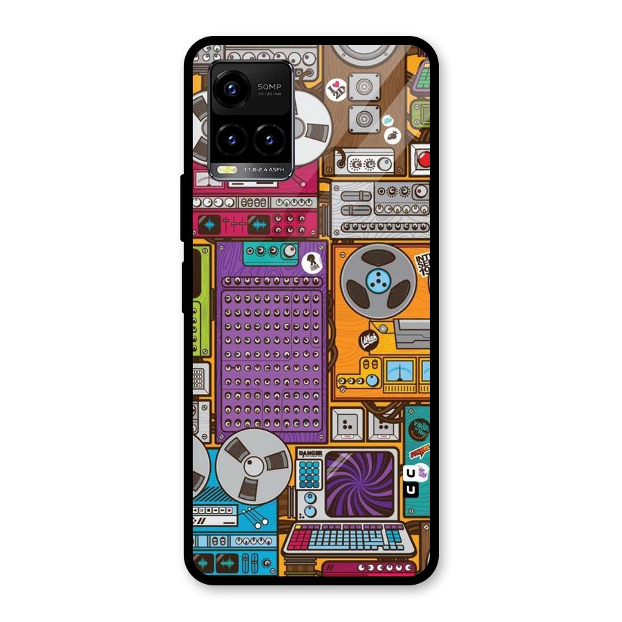 Music Decks Glass Back Case for Vivo Y21T