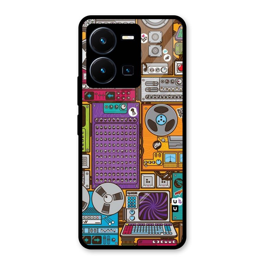 Music Decks Glass Back Case for Vivo Y35
