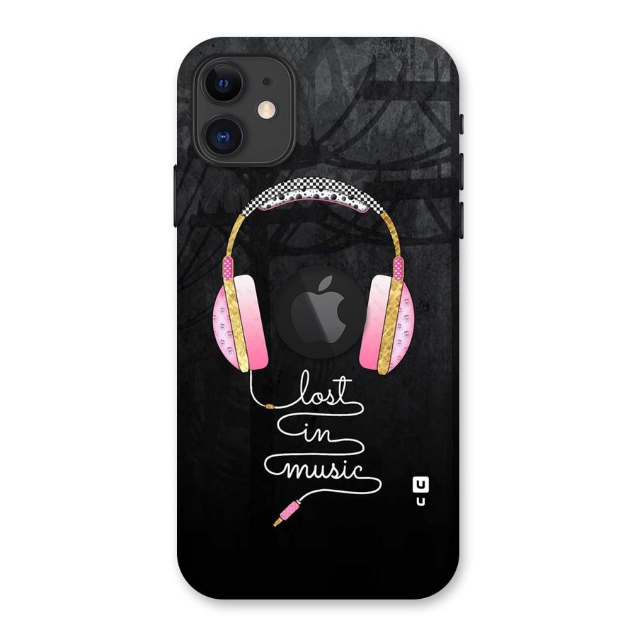 Music Lost Back Case for iPhone 11 Logo Cut