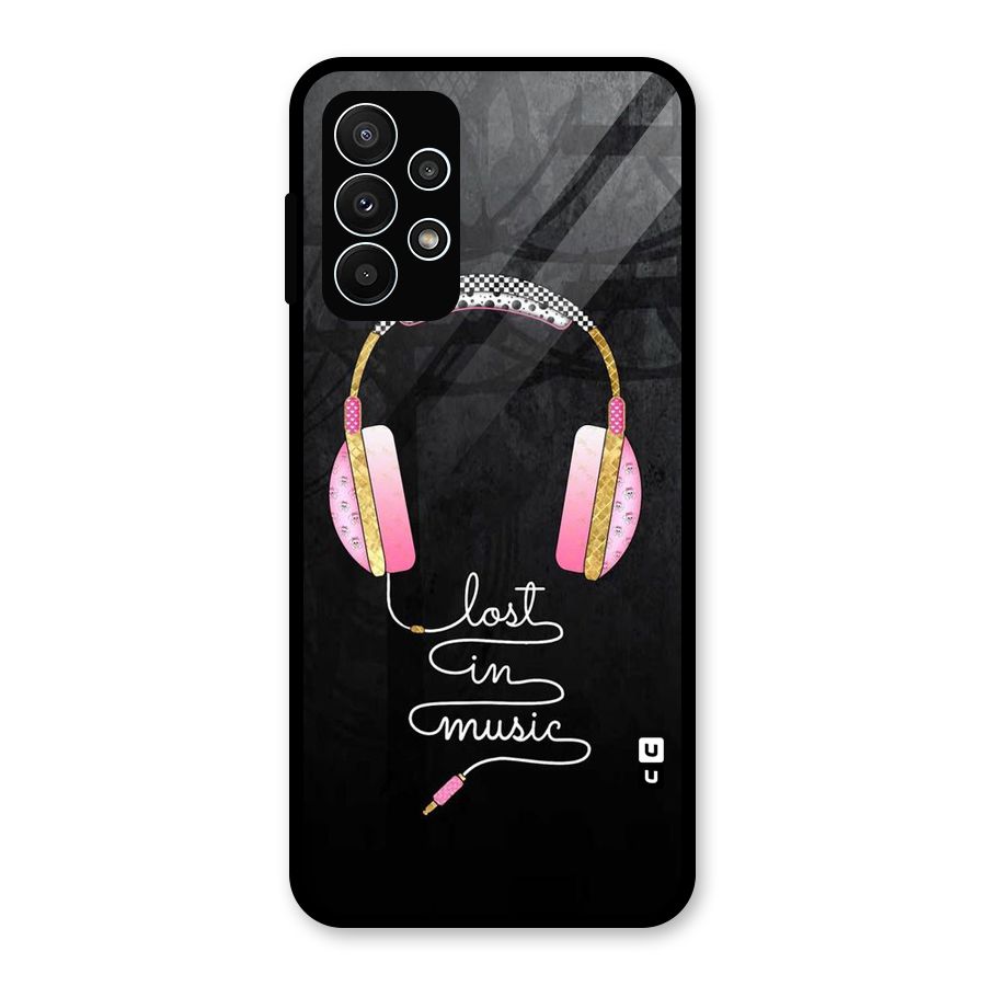 Music Lost Glass Back Case for Galaxy A23
