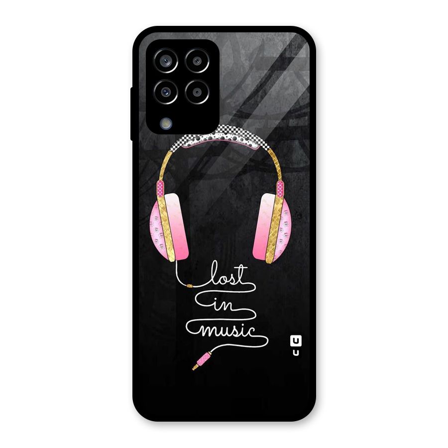 Music Lost Glass Back Case for Galaxy M33
