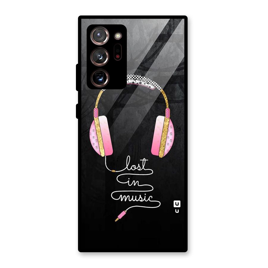 Music Lost Glass Back Case for Galaxy Note 20 Ultra 5G
