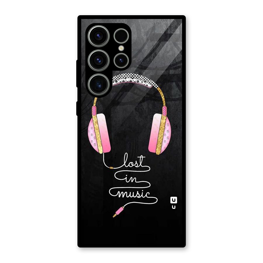 Music Lost Glass Back Case for Galaxy S23 Ultra
