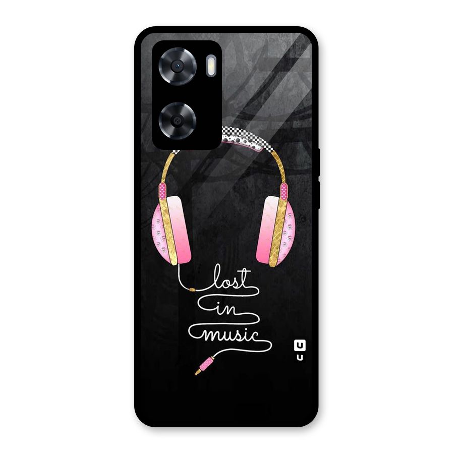 Music Lost Glass Back Case for Oppo A57 2022