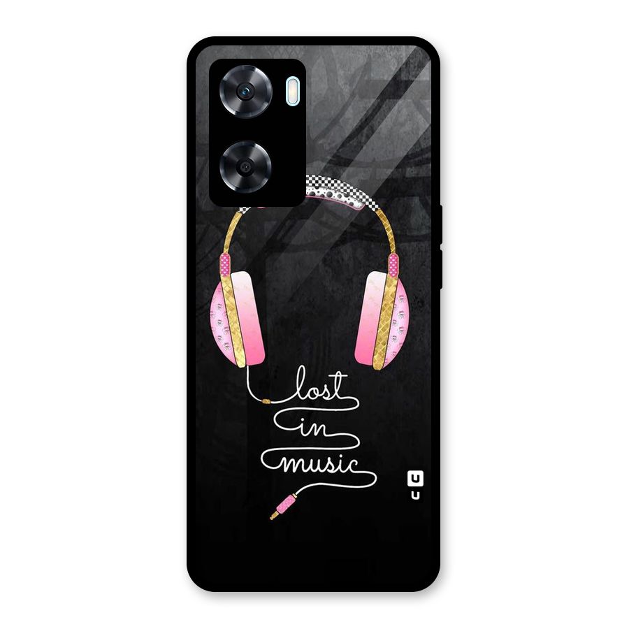 Music Lost Glass Back Case for Oppo A77