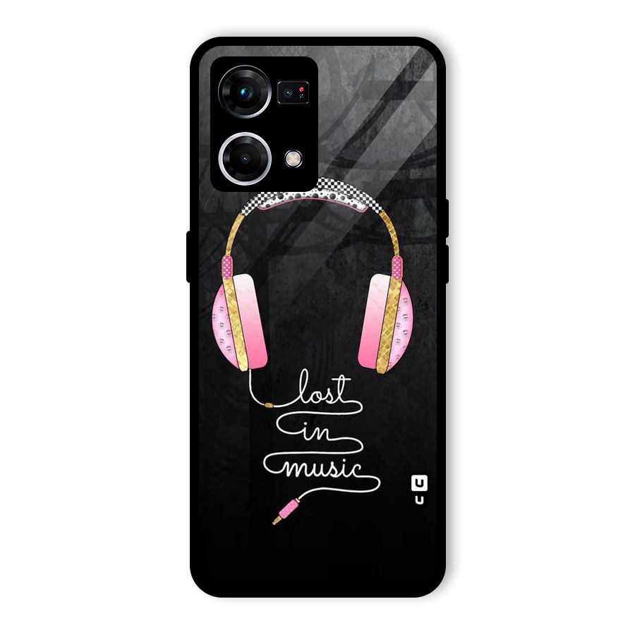 Music Lost Glass Back Case for Oppo F21 Pro 4G