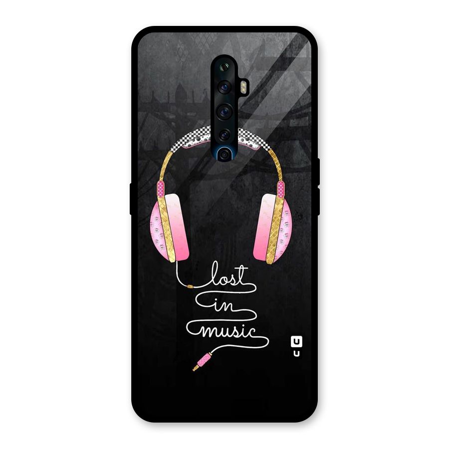 Music Lost Glass Back Case for Oppo Reno2 F
