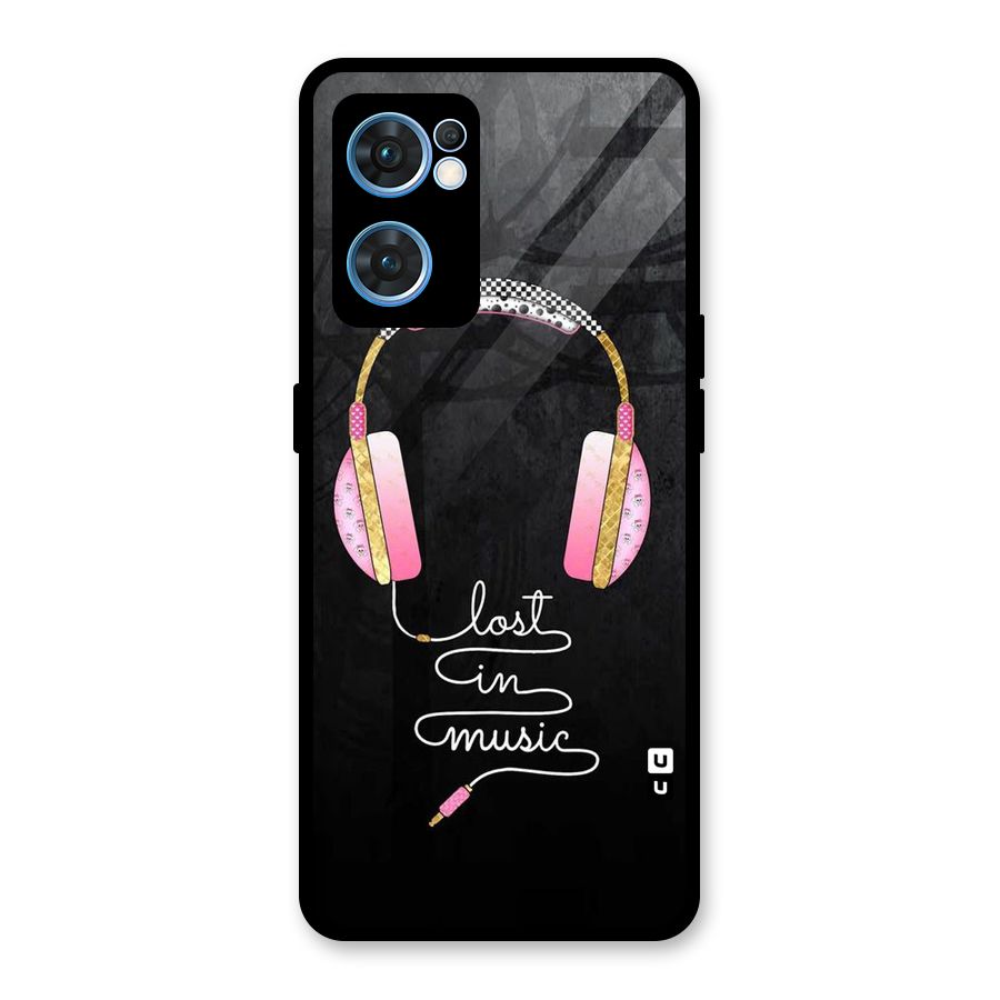 Music Lost Glass Back Case for Oppo Reno7 5G