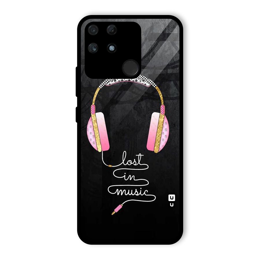 Music Lost Glass Back Case for Realme Narzo 50A