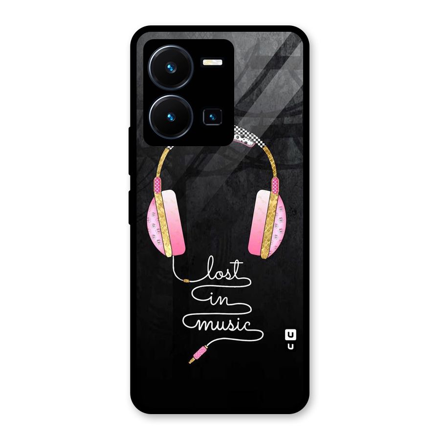 Music Lost Glass Back Case for Vivo Y35