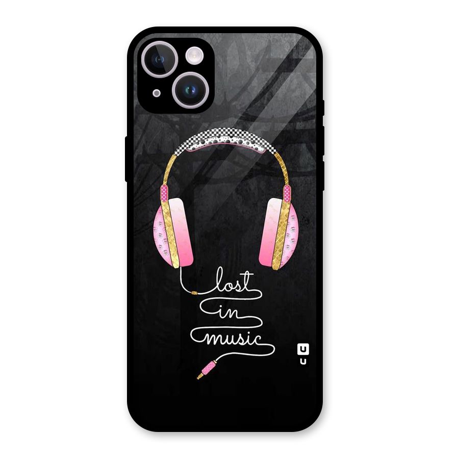 Music Lost Glass Back Case for iPhone 14 Plus
