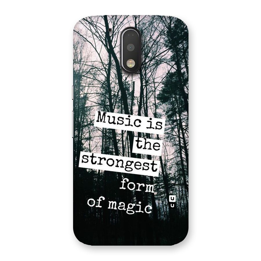 Music Magic Back Case for Motorola Moto G4