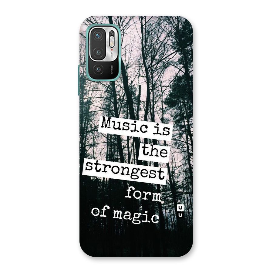 Music Magic Back Case for Redmi Note 10T 5G