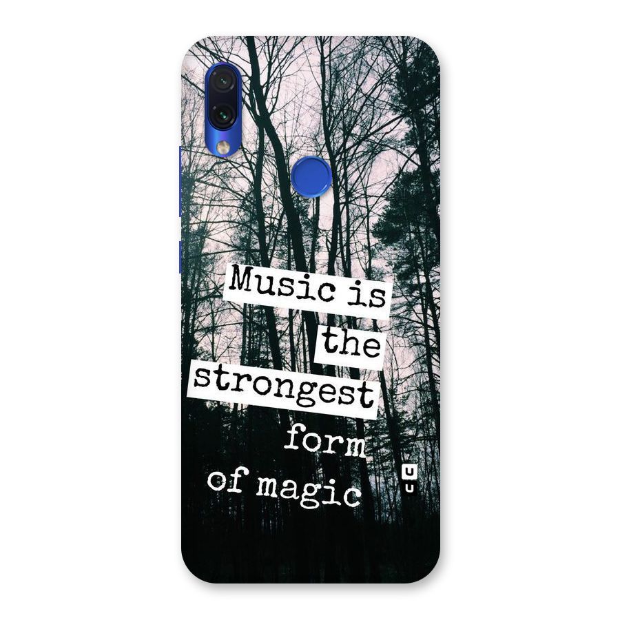 Music Magic Back Case for Redmi Note 7