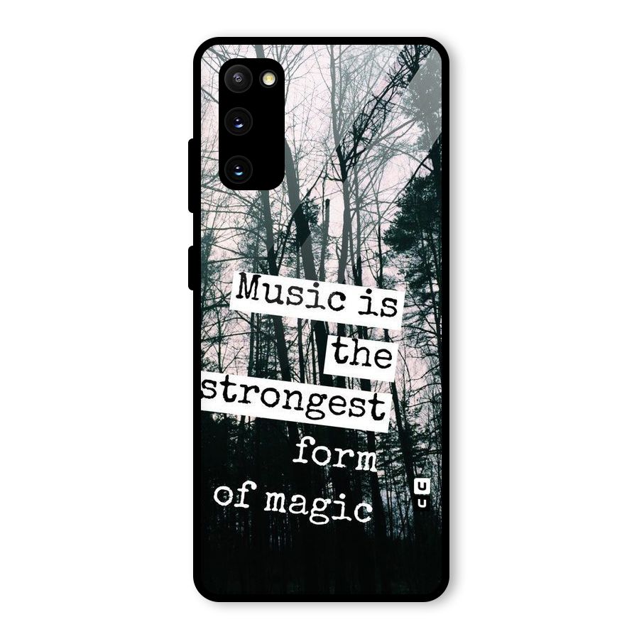 Music Magic Glass Back Case for Galaxy S20 FE 5G