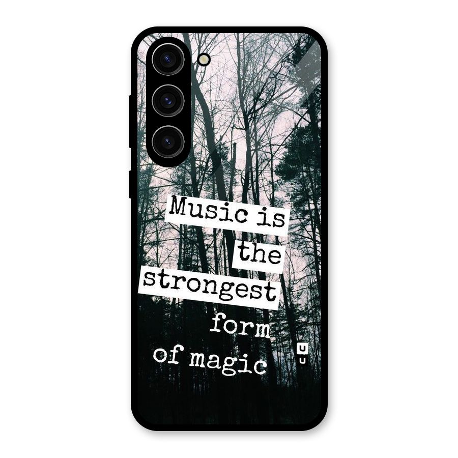 Music Magic Glass Back Case for Galaxy S23 Plus