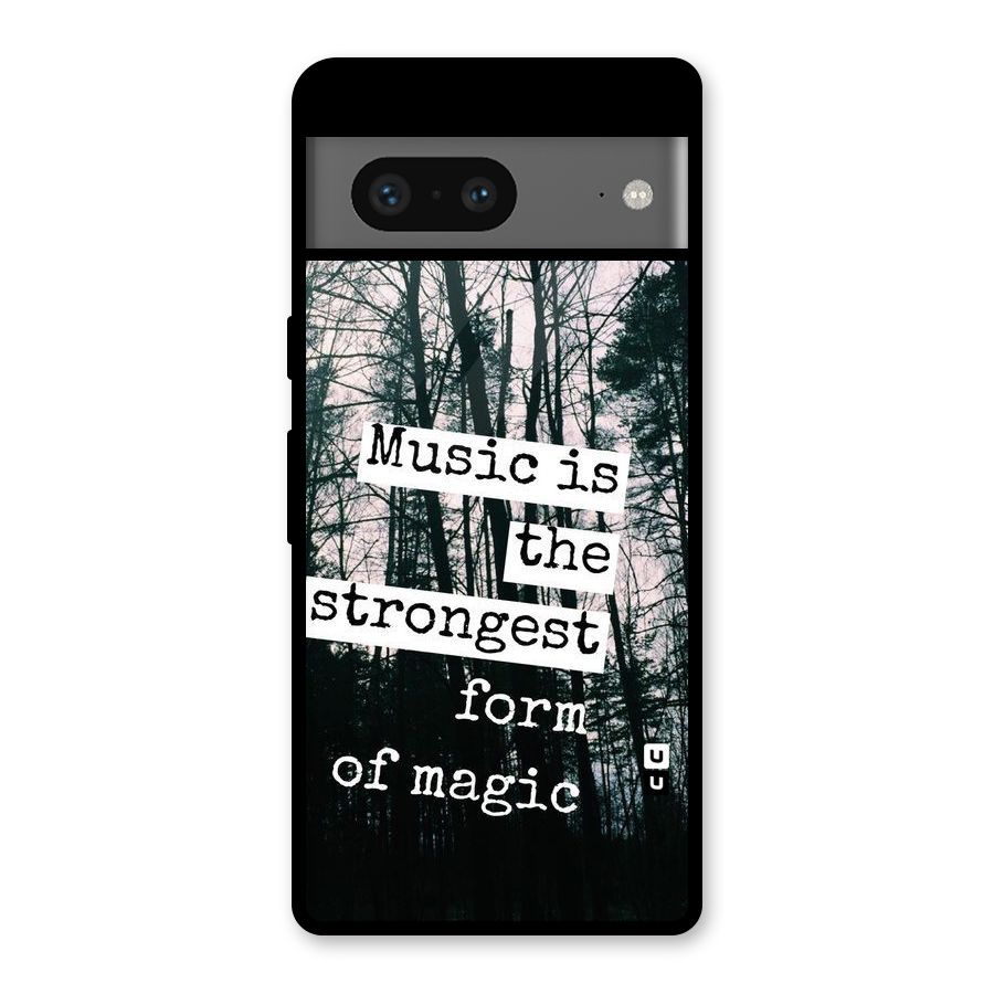 Music Magic Glass Back Case for Google Pixel 7