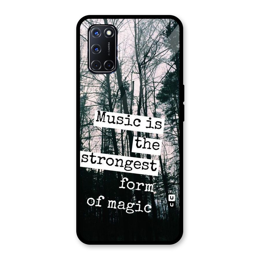 Music Magic Glass Back Case for Oppo A52