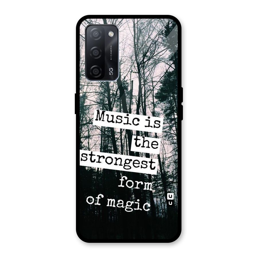 Music Magic Glass Back Case for Oppo A53s 5G