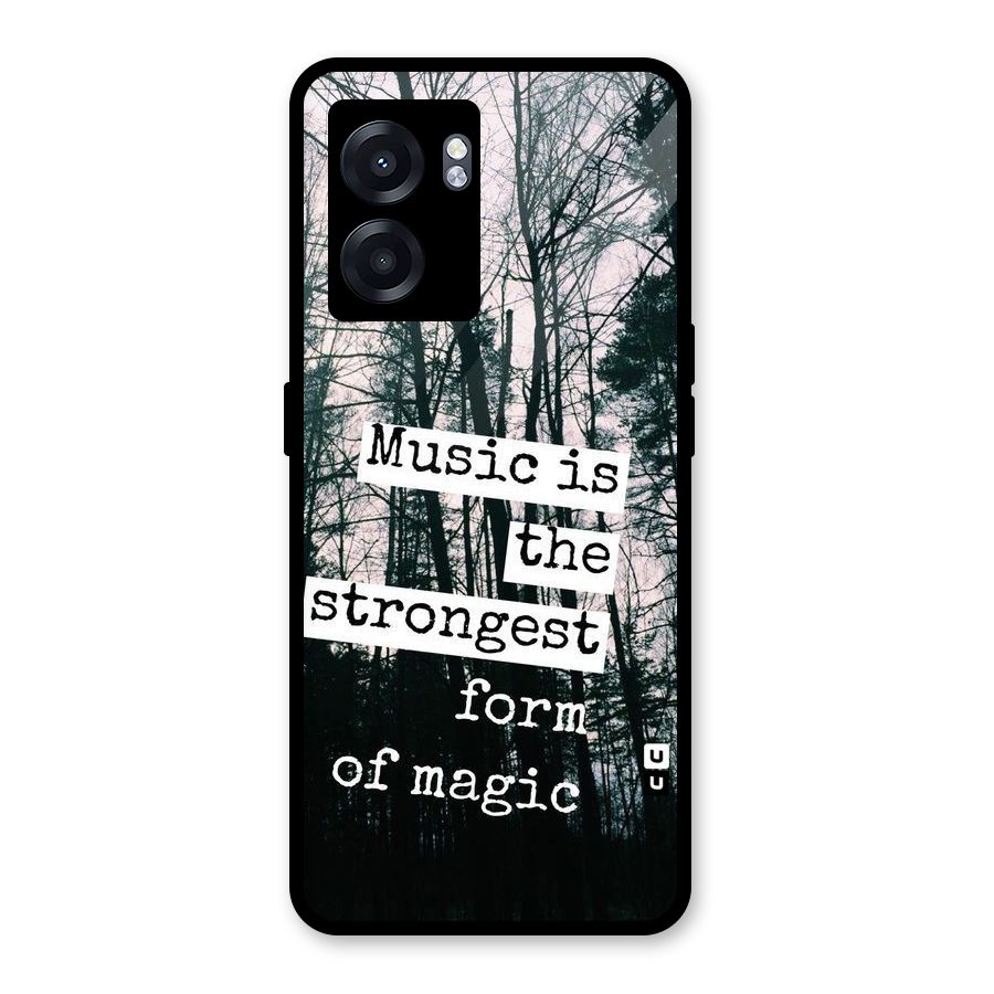 Music Magic Glass Back Case for Realme Narzo 50 5G