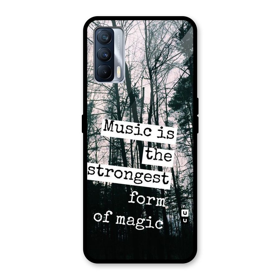 Music Magic Glass Back Case for Realme X7