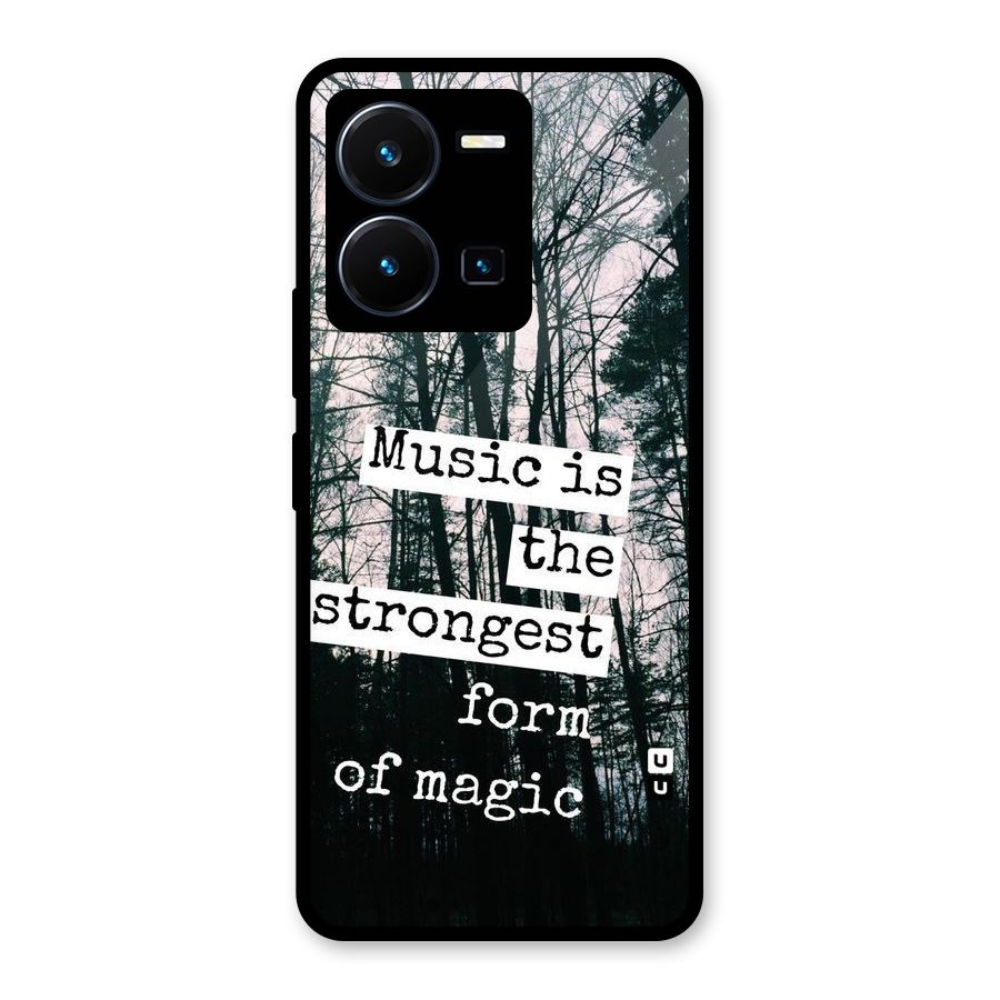 Music Magic Glass Back Case for Vivo Y35